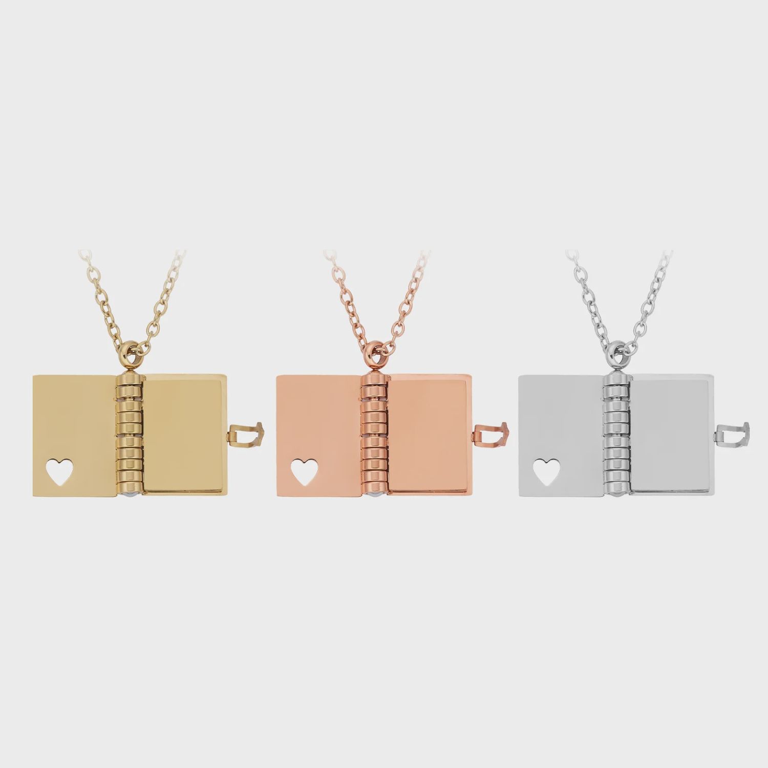 Story Book Locket, Colour: Silver
