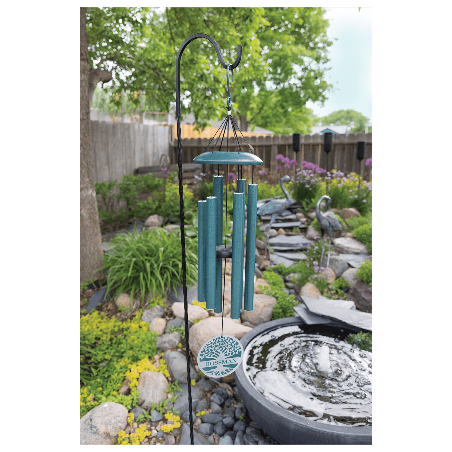 36"  Wind chime, Colour: Peacock