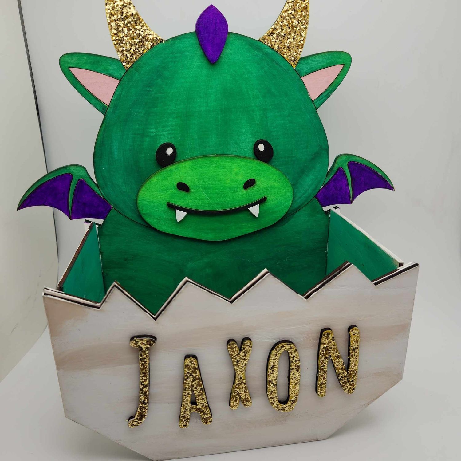 Wooden Animal Basket, Style: Dragon