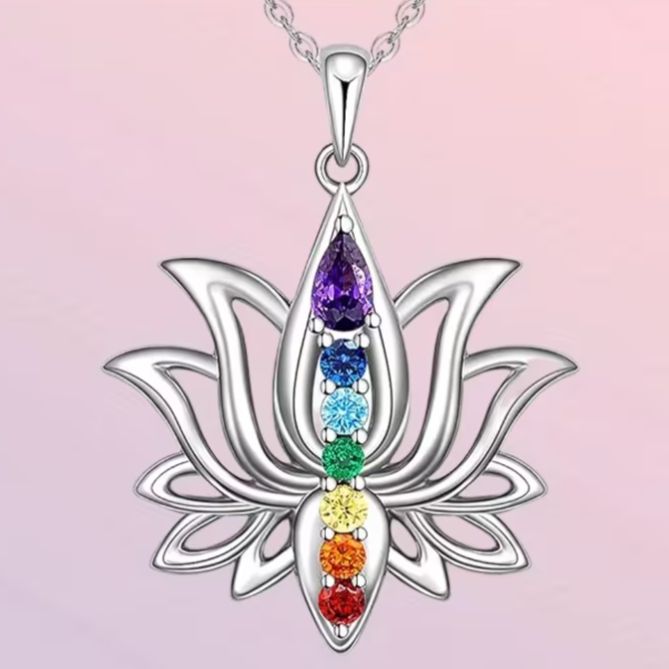 Stainless Steel Chakra Necklace