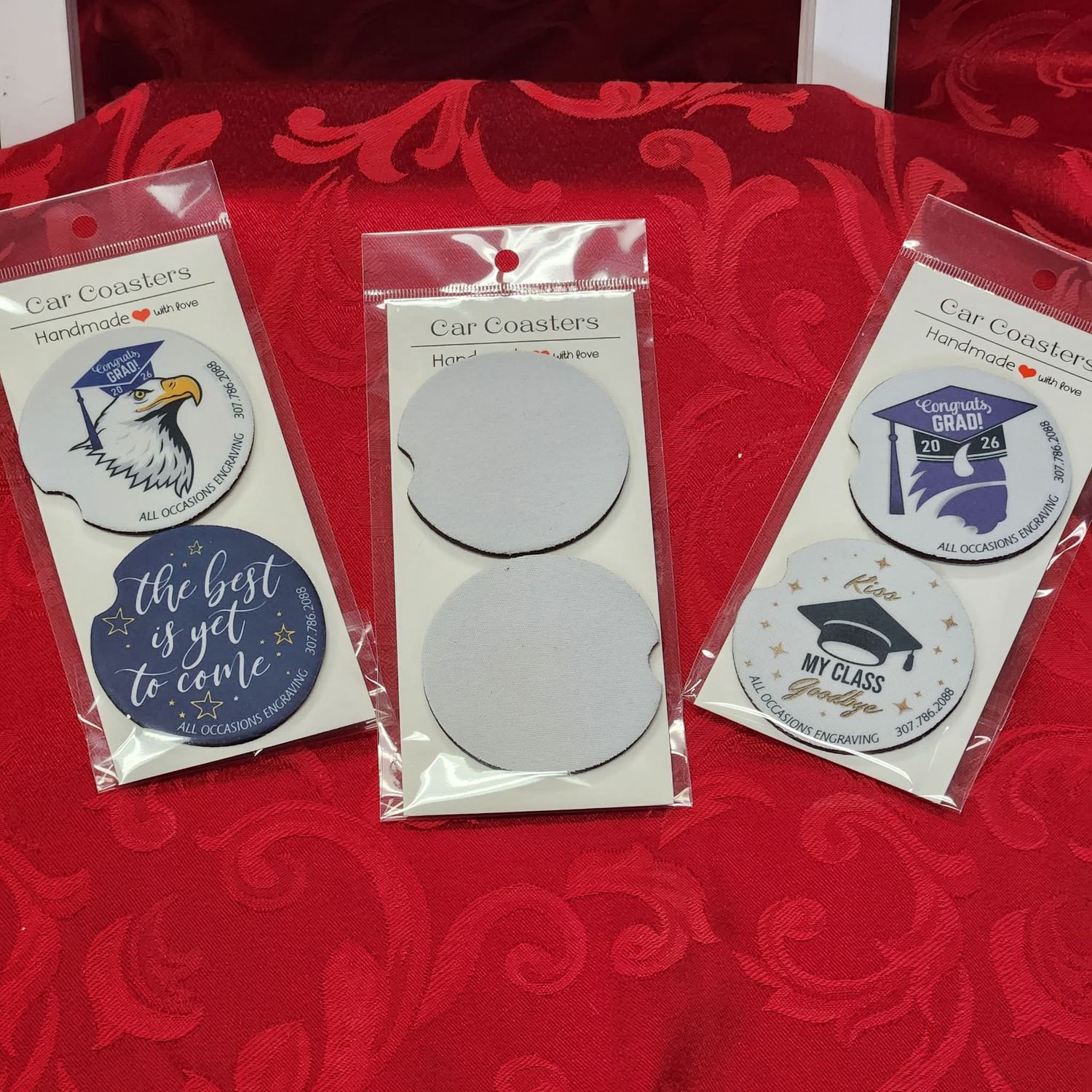 Sublimation Car Coasters (Set of 2)
