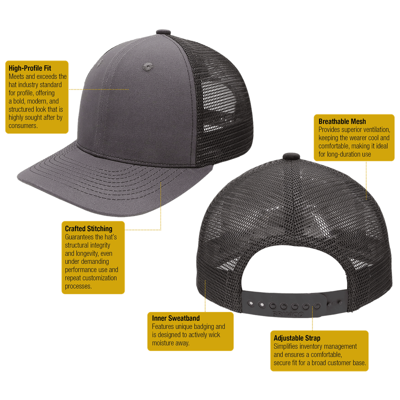 BrimCo Classic 6-Panel Trucker Hat