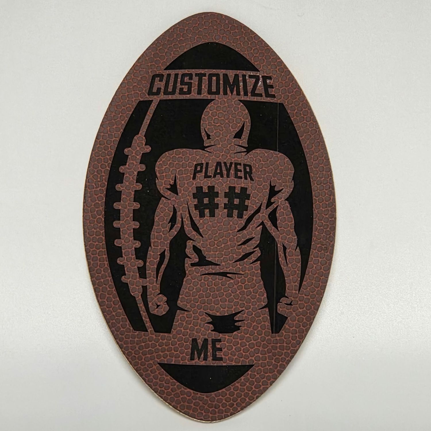 CUSTOM LEATHERETTE SCHOOL SPORTS PATCH, Size: Small, Style: Iron-On Patch