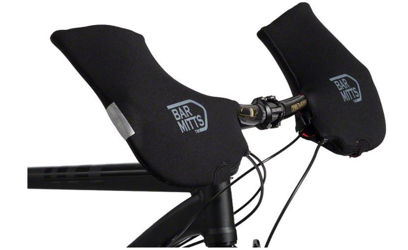 Bar Mitts Mountain / Commuter Pogie Handlebar Mitten - Black, Size L