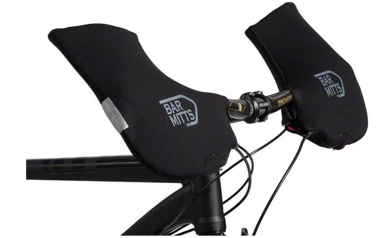 Bar Mitts Mountain / Commuter Pogie Handlebar Mitten - Black, Size L