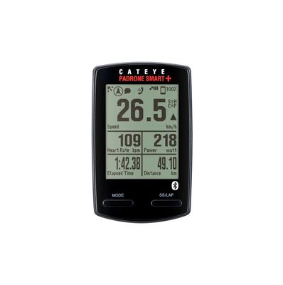 CatEye Padrone Smart+ Speed/Cadence Bundle Bike Computer - Wireless, Black