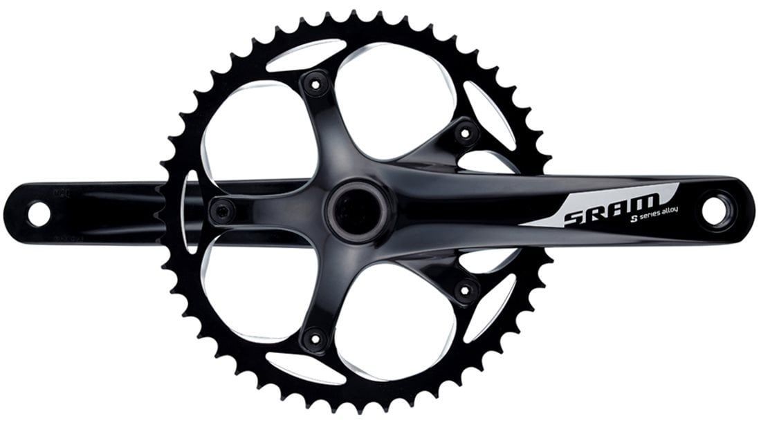 SRAM s300 Crank - Black, 48t, 170mm GXP