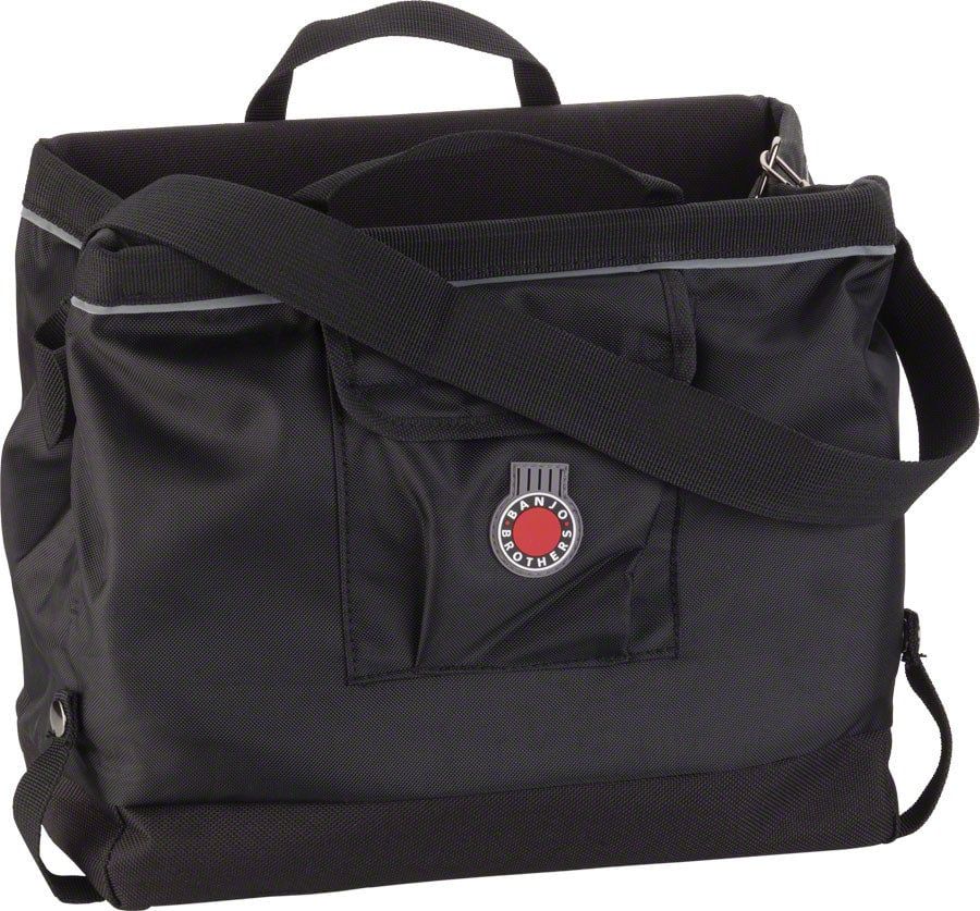 Banjo Bros Grocery Pannier: Black, Each