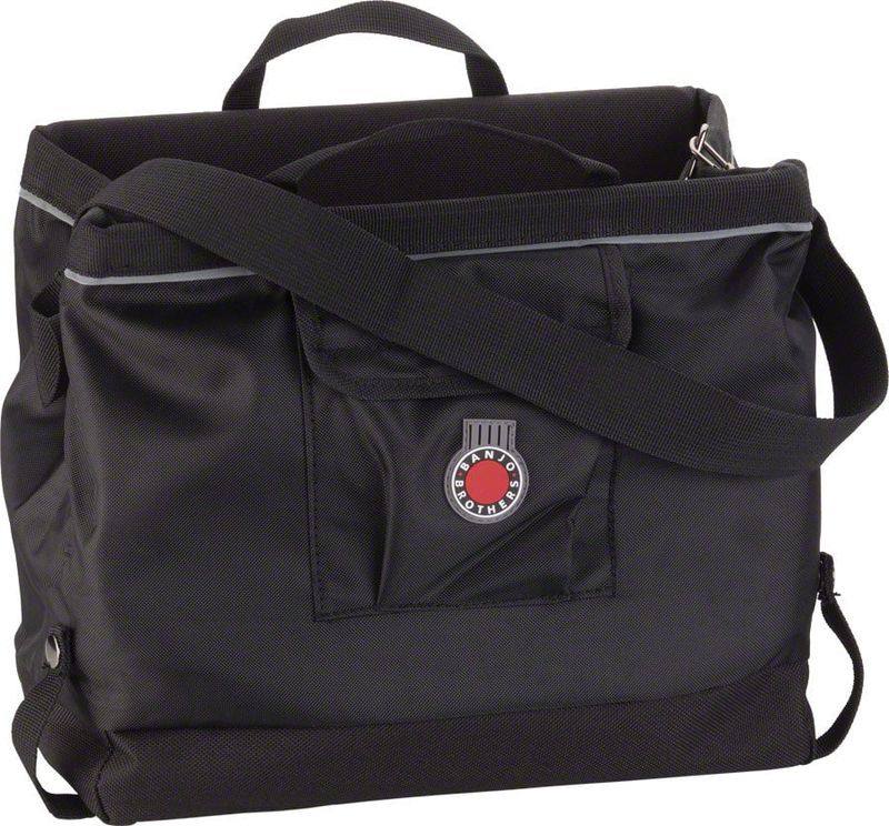 Banjo Bros Grocery Pannier: Black, Each