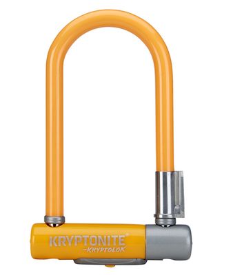 Kryptonite Krypto Series 2 Mini-7 U-Lock - Orange Kryptonite Krypto Series 2 Mini-7 U-Lock - Orange
