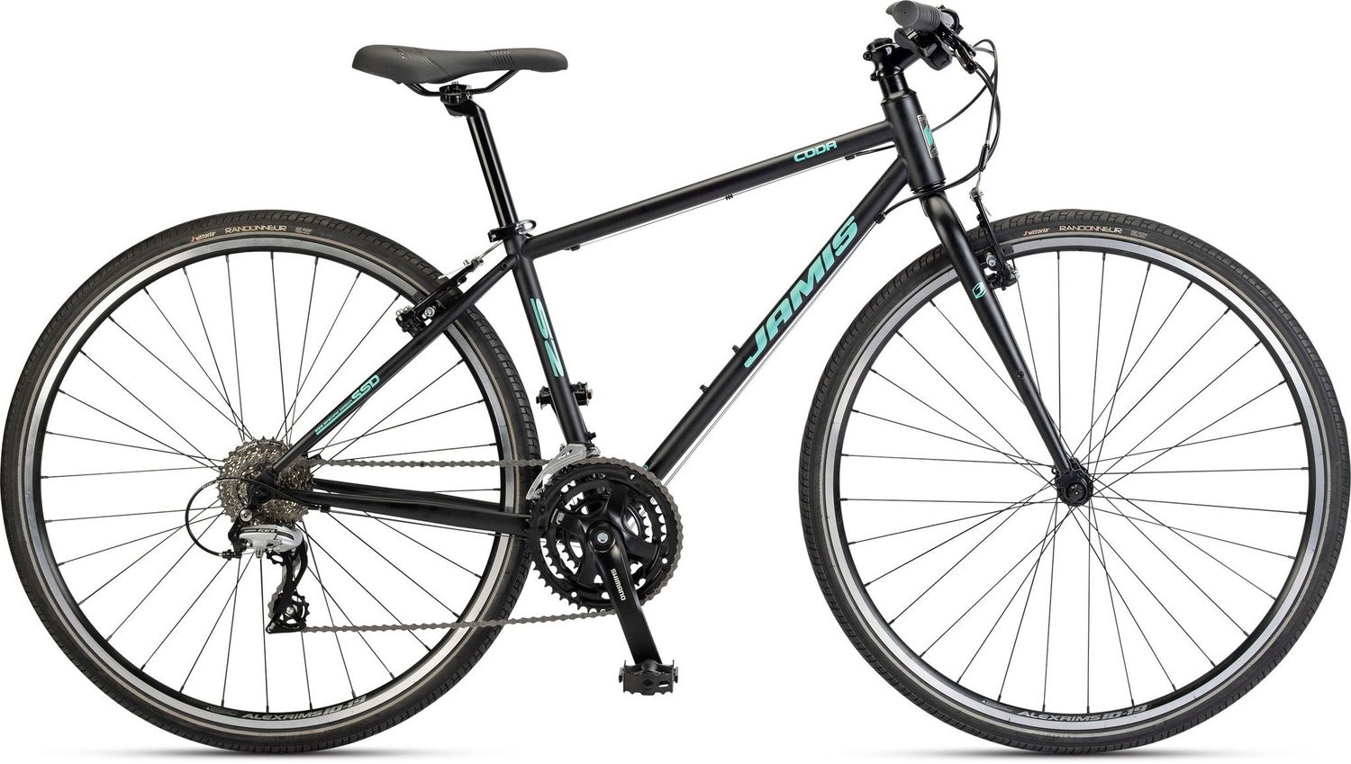 Jamis Coda S2 Femme, Color: Gloss Black, Size: 18&quot;