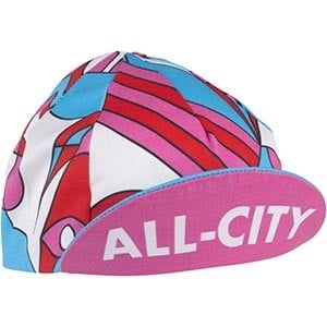 All-City Parthenon Party Cycling Cap - Pink, Red, Blue, Black, One Size