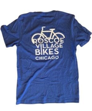 Roscoe Village Bikes T-Shirt, Size: S