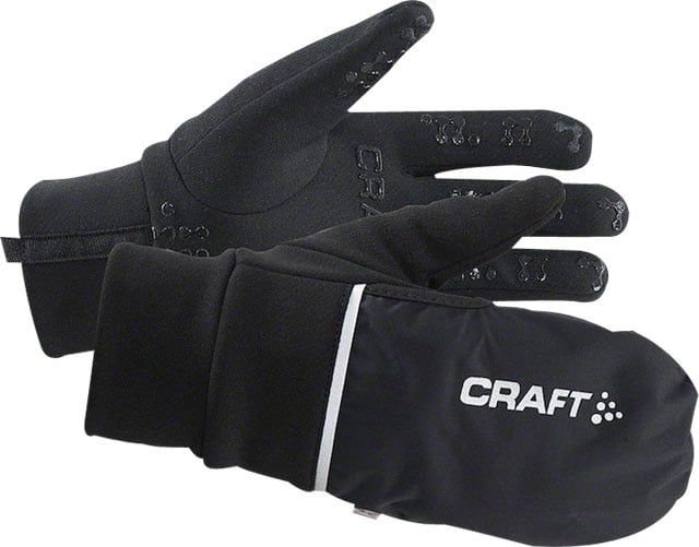 Craft Hybrid Weather Glove / Mitten, Color: Black, Size: L