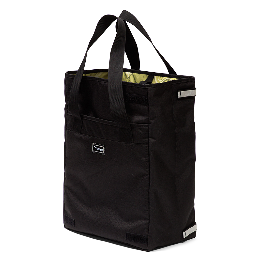 Po Campo Orchard Grocery Pannier, Color: Black Ripstop