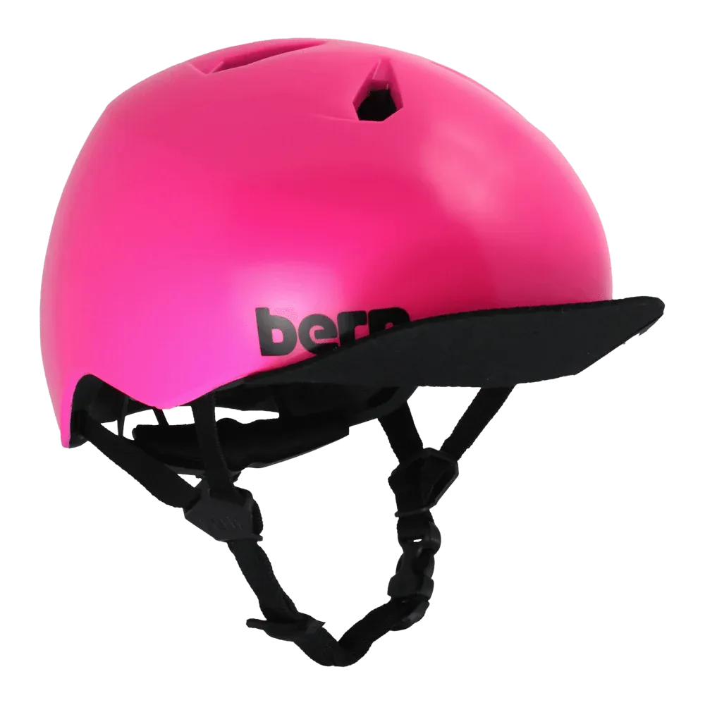 Bern Nina DVRT Youth Bike Helmet, Color: Satin Hot Pink, Size: XS/S
