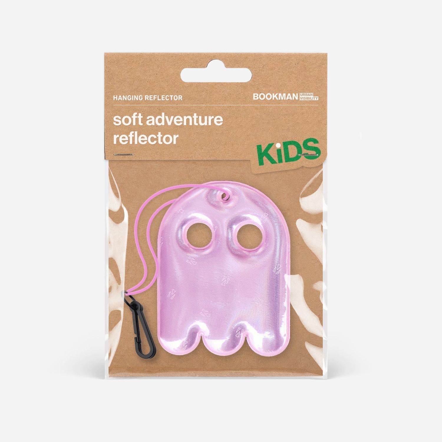 Bookman Hanging Reflector, Color: Pink Ghost