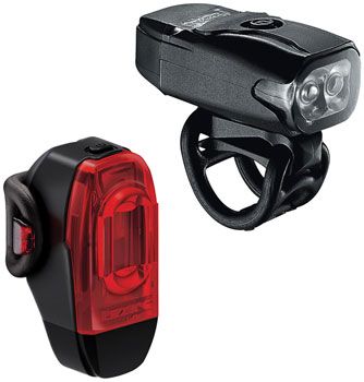Lezyne KTV Drive+ and KTV Drive Headlight and Taillight Set - Black