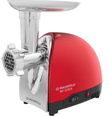 Electric meat grinder MAUNFELD MF-233CH red
