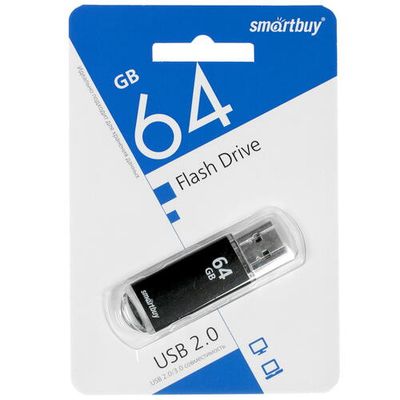 USB Flash Memory 64 GB Smartbuy V-Cut [SB64GBVC-K]