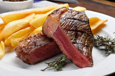 picanha grelhada e batata frita