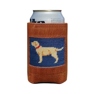 Yellow Lab Needlepoint Can Cooler