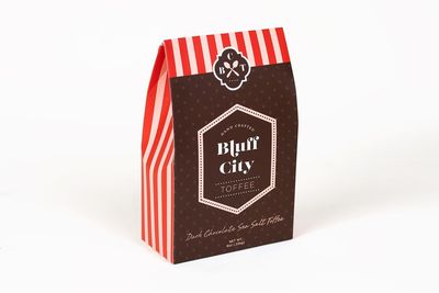 Bluff City Toffee 8oz Dark Chocolate