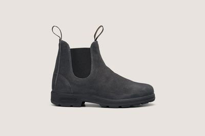 1910 Elastic Sided Suede Boot Steel Grey