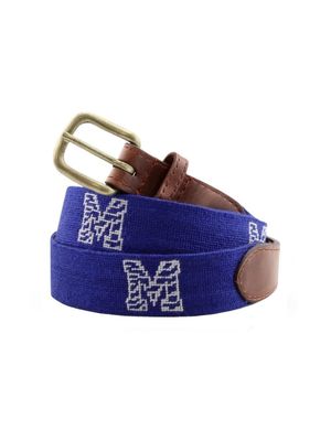 Memphis Tigers Needlepoint Belt