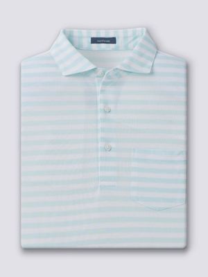 Cole Cotton Stripe Performance Polo