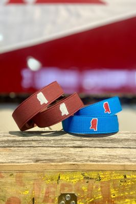 Roostas Needlepoint Belt