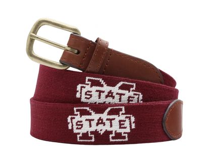 Mississippi State Needlepoint Belt