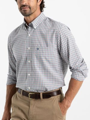 LS Performance Poplin Benton Plaid Shirt