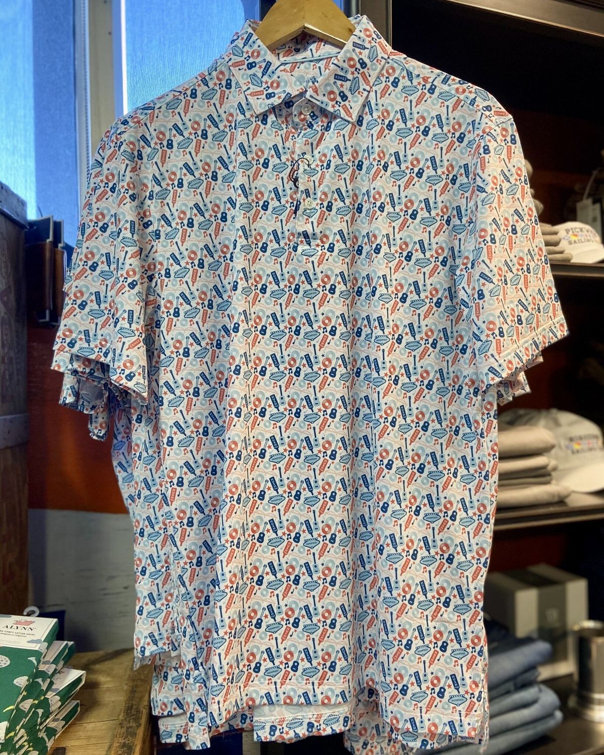 Hush Y&#39;all Print Polo