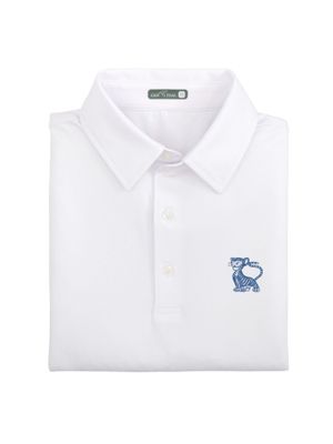 Memphis Vault White Performance Polo 
