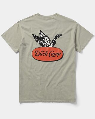 Duck Scripture Graphic Tee Wheat 