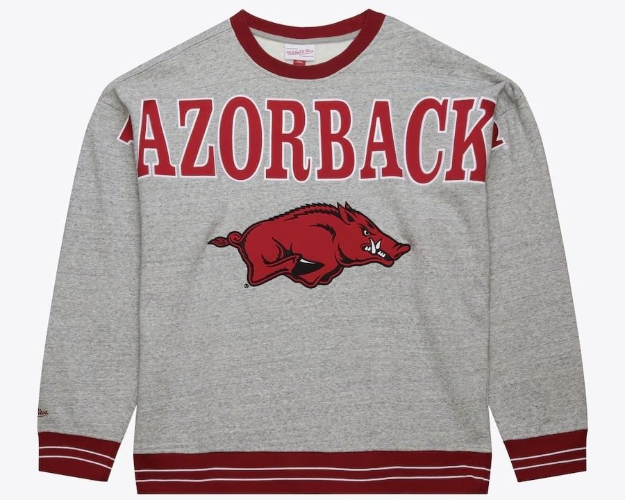 Arkansas Full Field Satin Sweatshirt 