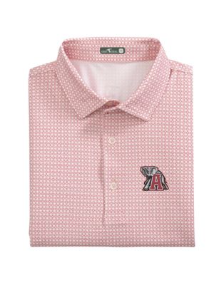 Alabama Crimson Tide  Tile Print Polo 