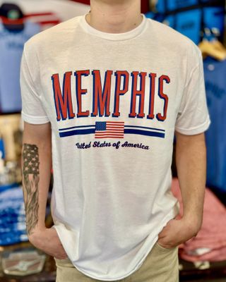 Memphis USA Banner Tee