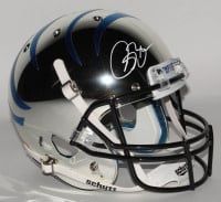 Isaac Bruce Signed Chrome Memphis Tigers Full-Sized Helmet