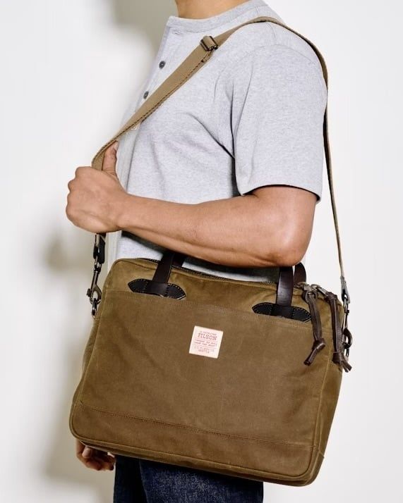 Tin Cloth Compact Brief Case