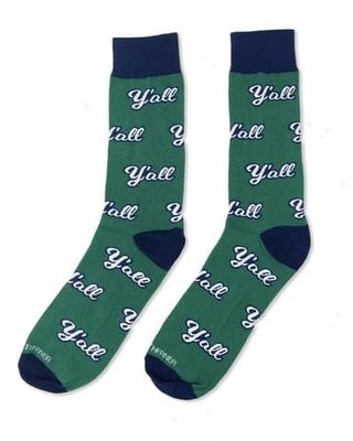 Y&#39;all Green Socks