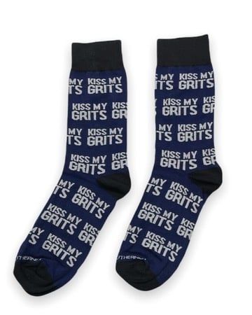 Kiss My Grits Socks