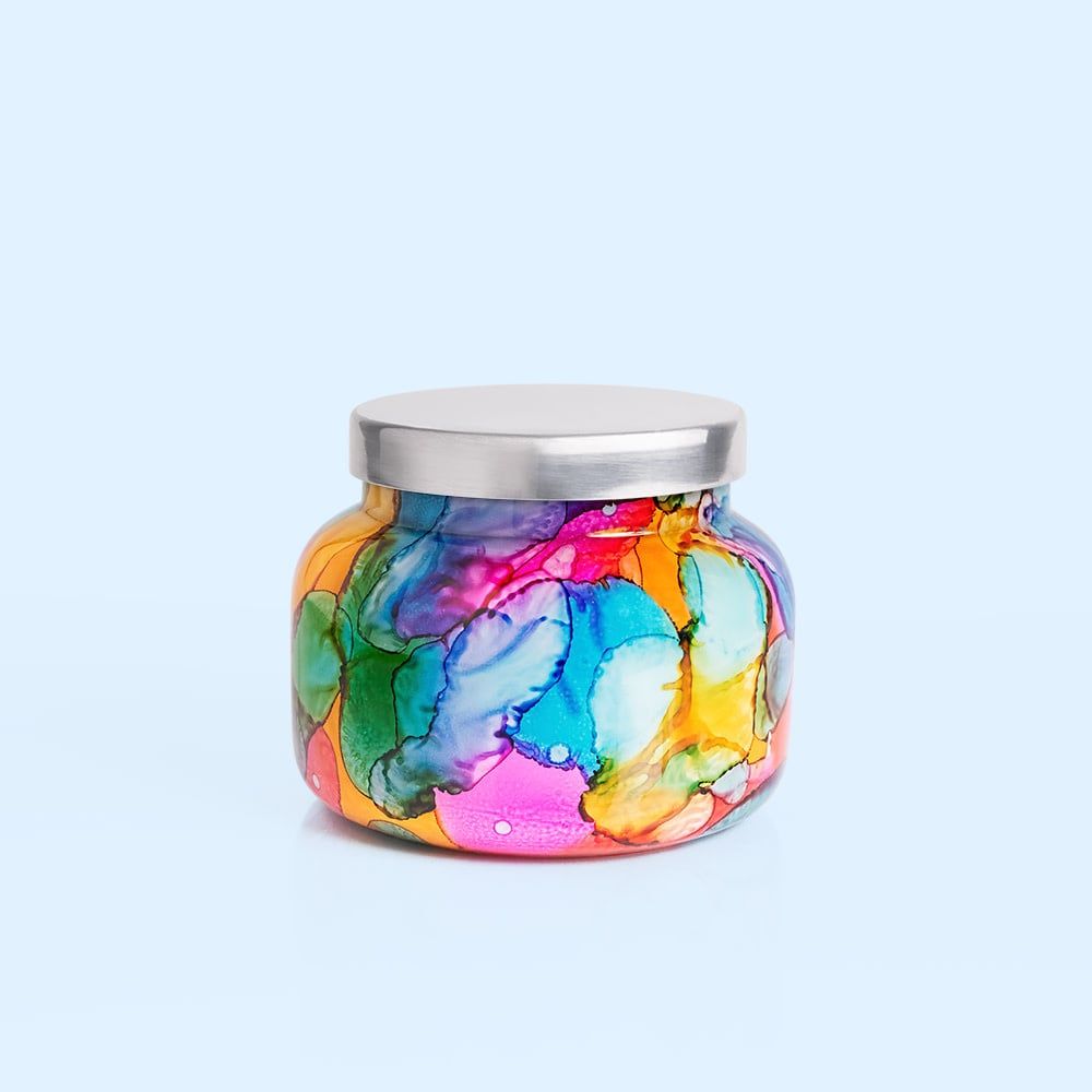 Volcano Signature Rainbow Watercolor Jar 19 oz