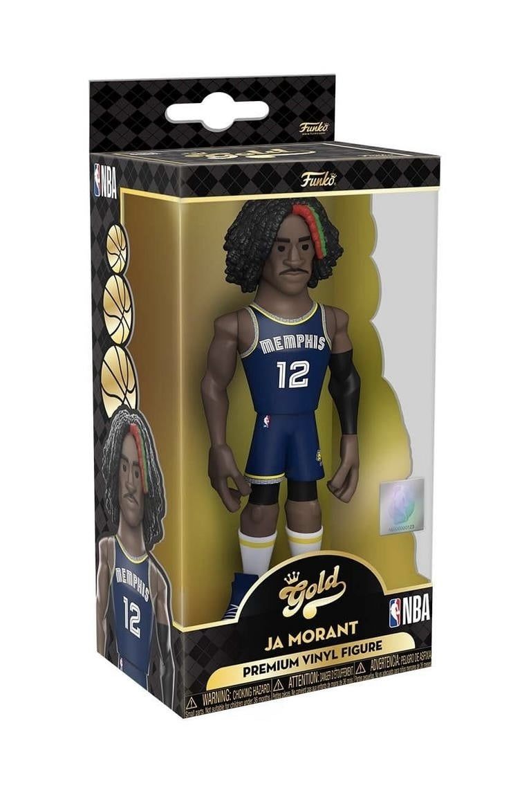 Ja Morant 5-Inch Vinyl Gold Figure Light Blue Jersey