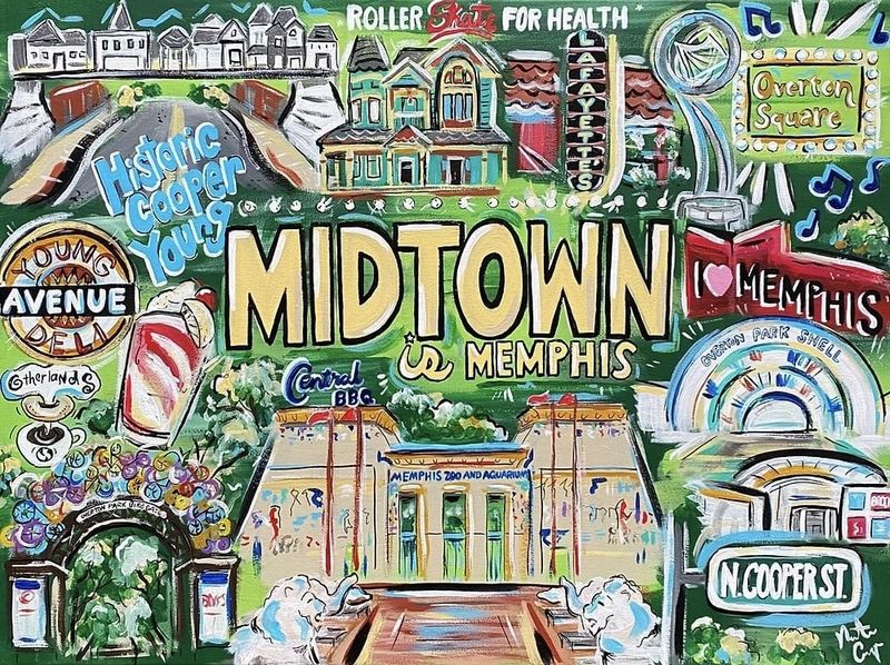 Midtown is Memphis Print  8x10