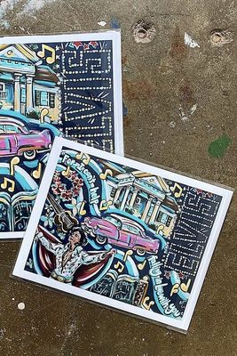 Natalie Cooper Elvis Print 8X10