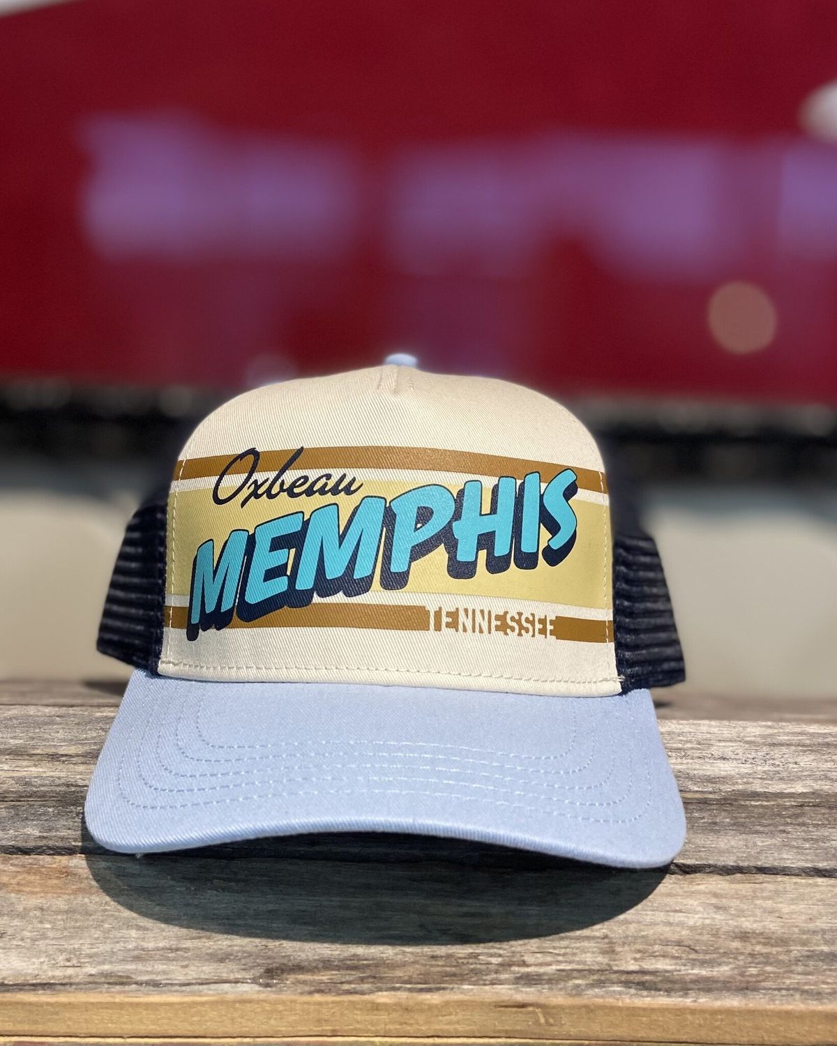Memphis Sinclair Ivory/ Lt Blue/ Navy