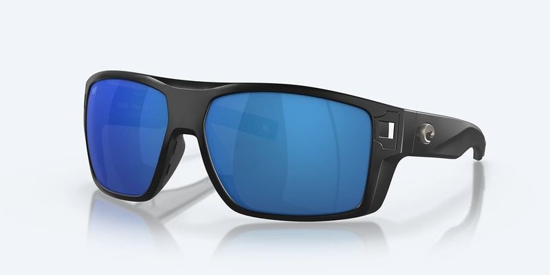 Diego Matte Black Blue Mirror 580P