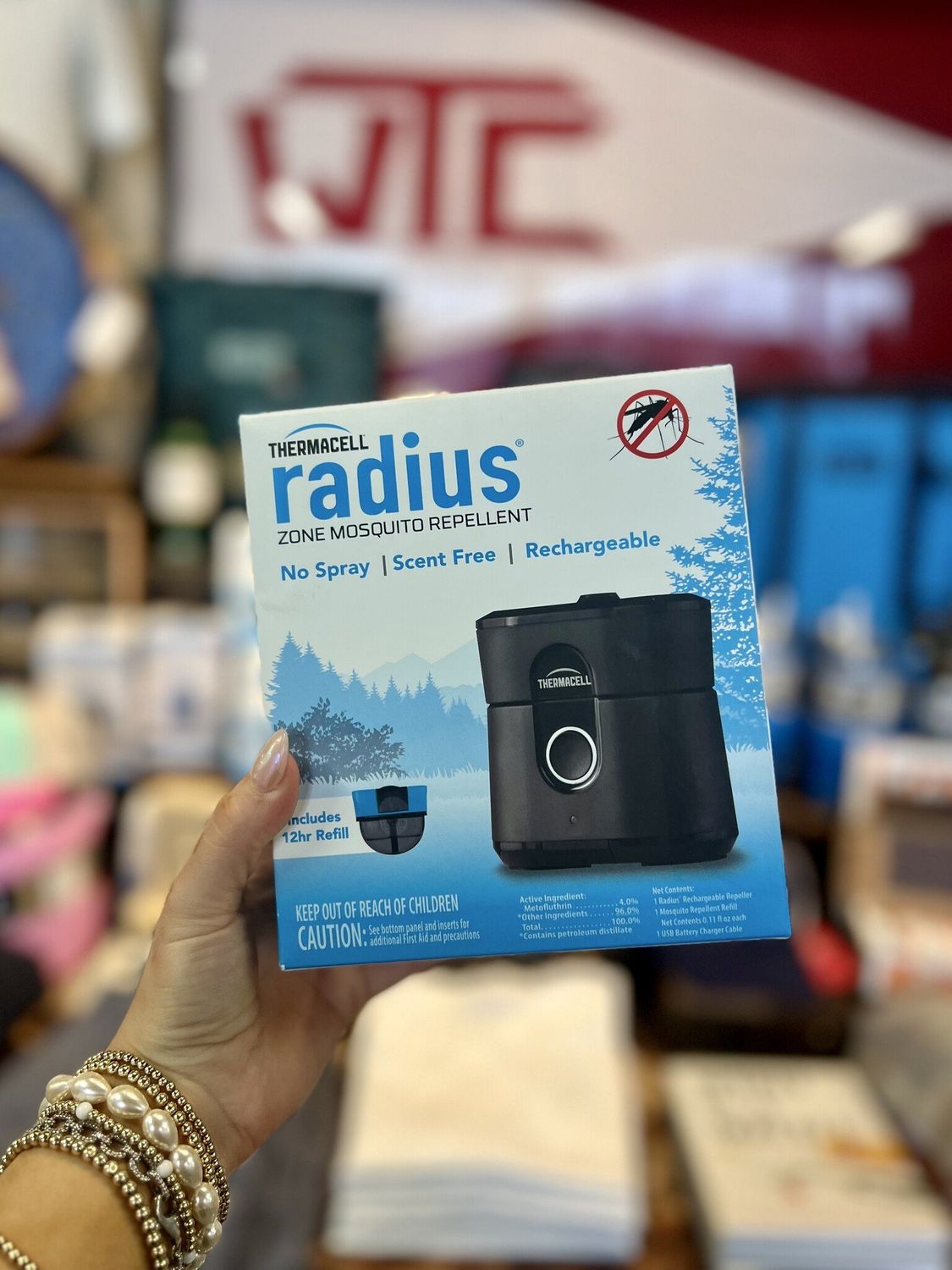 Thermacell Radius Zone Rechargeable Repeller Black